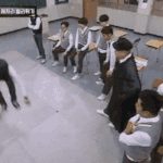 유노윤호의 후방낙법