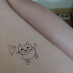 [댓글부탁해] 허벅지 <b>고영</b>이 타투 귀엽지