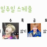 [강다니엘] ✨다니티 일주일 스케줄표✨