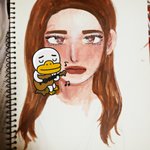 셤끝난 기념으로 그림그림