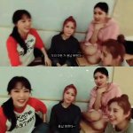 여돌의 애교를 본 화사 반응