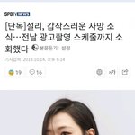 [모두드루와] 설리 하루<b>전날</b>