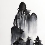 [댓글부탁해] 파스넷으로 수묵화 느낌의 <b>동양</b>화 그렸엉