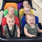 여섯 <b>쌍둥이</b>용 유모차 봤어?