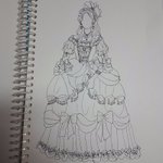 나 미친듯 중세드레스 뽕<b>차서</b> 그림그림