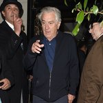 식사하고 나오는 로버트 드니로 &amp; <b>알</b> <b>파치노</b>