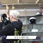 [강다니엘] 강다니엘 <b>머리</b>에 <b>망</b>쓴거보고