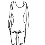 수영복 원래 <b>허벅</b>지살 튀어나오나여?..