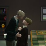 [19] 심즈로 <b>슬리</b>데린x후플푸프 만들었음