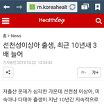 공기나빠서?선천성<b>이상아</b> 10년새 3배늘어