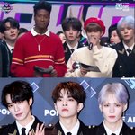 오늘자 난리난 엠카 엠씨사이세명