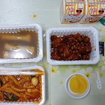 떡볶이+닭강정+<b>오뎅</b> 세트 시킴