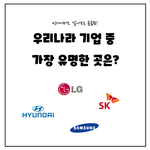 빅데이터로 알아보는 궁금증 - 우리나라 <b>기업</b> 중 가장 유명한 곳은?