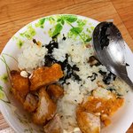 <b>가라아게</b>랑 밥비벼먹는중