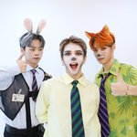 위 보이즈 할로윈 분장 비하인드