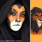 <b>히잡</b>쓰고 도전한 캐릭터 메이크업