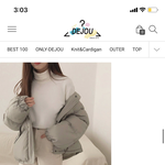 <b>숏패딩</b> 추반좀