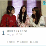 아이즈원은 브이 <b>조회</b>수도 주작했네