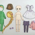 [이것좀봐줘] 디즈니공주 컨셉으로 만든 <b>종이인형</b>