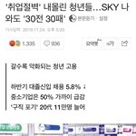 [댓글부탁해] 좋은대학교 나와도 <b>취업</b> 안된대
