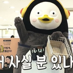 화장품가게 알바하는 펭수