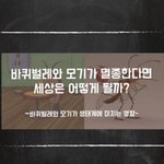 [댓글부탁해] 만약 모기와 바퀴벌레가 <b>멸종</b> 한다면?