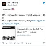 [NCT] 얘들아 <b>하투</b>헤 미국아이튠즈 130위 올랐대