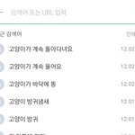 고양이키우면서 내 <b>초록</b>창 더러워졌어..