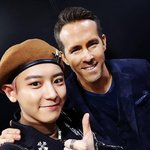 <b>라이언</b>레이놀즈 만난 찬열