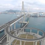 초행인 사람은 지린다는 <b>부산항</b>대교 진입로