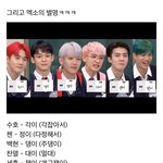엑소 멤버별 <b>별명</b>