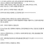 내일부터 유튜브에 업로드못하는 영상 규제목록