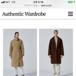 어센틱워드<b>로브</b> 아우터 세일하네여