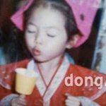 어린 시절 사진 공개한 <b>현아</b>