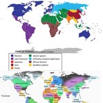 서양학자들이 만든 세계 <b>문명</b> 지도