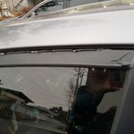 현대차 창문테두리 테이핑 상태..