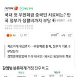 다들들어와 중국 <b>폐렴</b> 환자 한국세금으로 지원