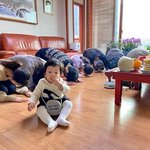 육아하는 여배우의 흔한 설날 모습