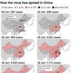 유한 폐렴 <b>전염</b> 속도 너무 빠르네...