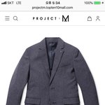 프로젝트M 신상 <b>셋업</b> 수트 고퀄이네요