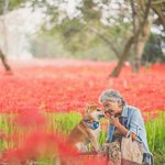 손자가 직접 찍은 <b>시바</b>와 할머니