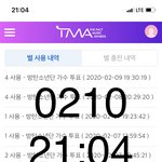 [방탄소년단] ⚠️더팩.트 가수상 21:04 1위 (+1,904)