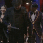 봉준호 상 받아서 신난 <b>샤론</b> 최