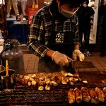 [음식] 대만 스린야시장 줄서서 먹는 새송이<b>버섯</b>구이