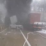 고속도로터널안 다중 <b>추돌</b>. 인명피해 다수