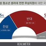 [댓글부탁해] 니들은 여청소년 생리대 <b>무상</b> 지급에 대해 어떻게 생각해?