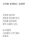 내 <b>고독</b>에 휩싸이는 날이면