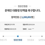 [댓글부탁해] 문재인 탄핵 청원 200만 <b>가즈</b>아
