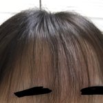 앞머리 원래 <b>정수리</b>부터 내려옴 ?..