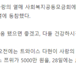 트와이스 <b>나연</b>  5000만원 기부!